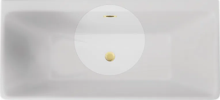 Korek Klik-Klak i przelew do wanny Deante złoty połysk KYY_Z10B