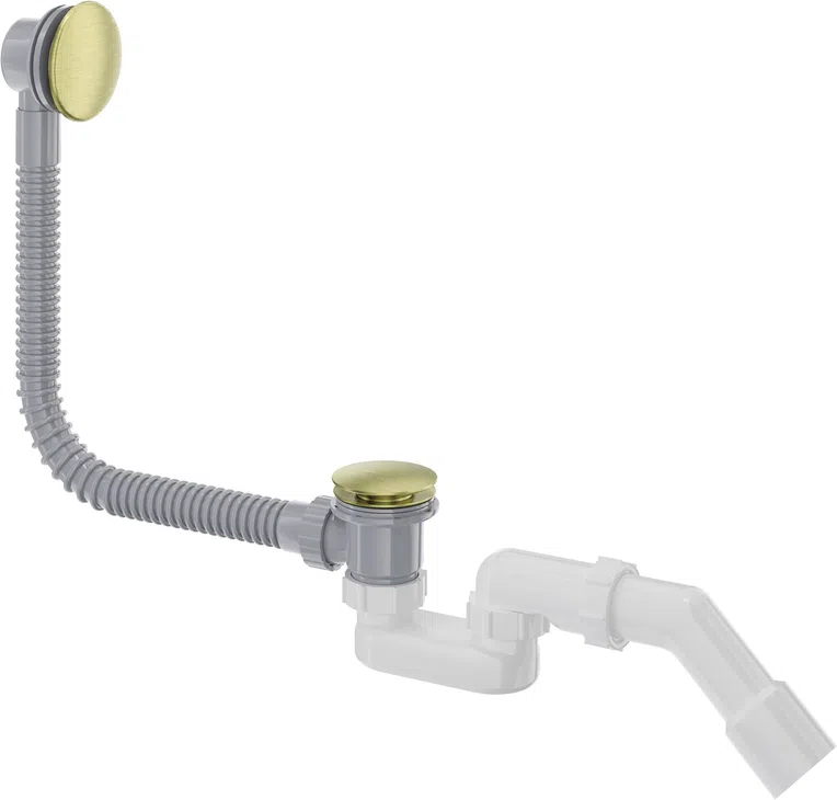 Syfon wannowy klik-klak Deante Prizma złoty szczotkowany NHC_R57B