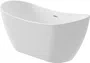 Wanna wolnostojąca Deante Arnika 150x72 cm owalna biały syfon chrom KDA_015V