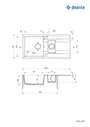 Zlewozmywak eridan Deante zqe_a513