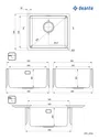 Zlewozmywak egeria Deante zpe_010a