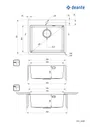 Zlewozmywak olfato Deante zpo_010b