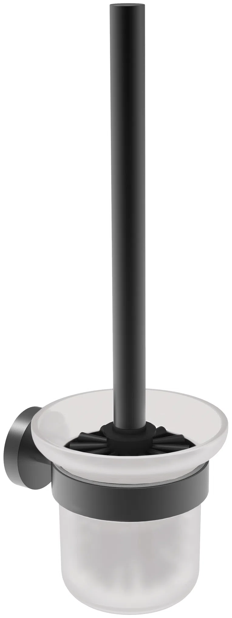 Szczotka WC mocowana Deante Jasmin nero ADJ_N711