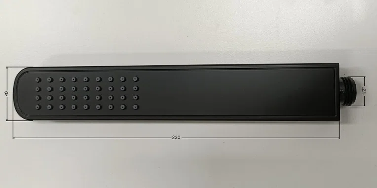 Słuchawka prysznicowa Deante Hiacynt czarny mat XDCH2SLZ1