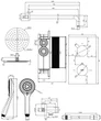 Zestaw prysznicowy podtynkowy termostatyczny Omnires Y chrom połysk SYSYT01XCR