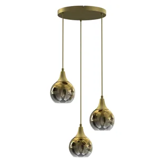 Lampa Wisząca Monte Gold Mlp8403 3Xe27 złoty