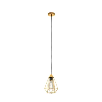 Lampa Wiszaca Tarbes 43681 1Xe27 mosiądz szczotkowany