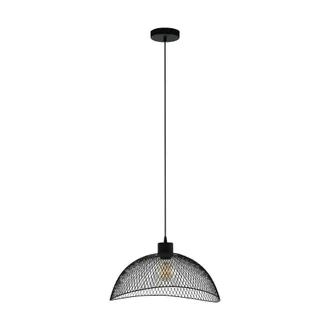 Lampa Wisząca Pompeya 1Xe27 czarna