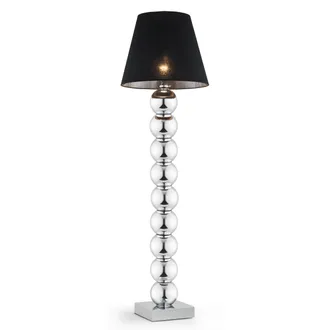 Lampa Podłogowa Fudżi 3657 1Xe27 chrom/czarna