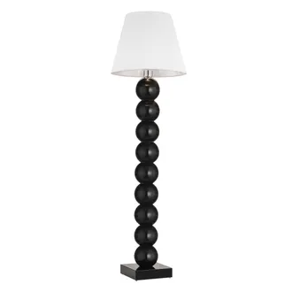 Lampa Podłogowa Fudżi 4059 1Xe27 czarna/biała