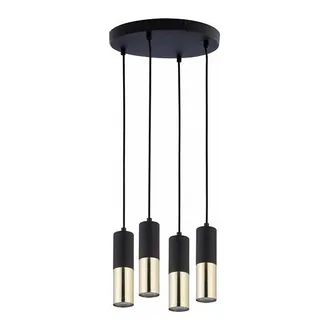 Lampa Wisząca Elit Black 4364 4P 4Xgu10 czarna/złota