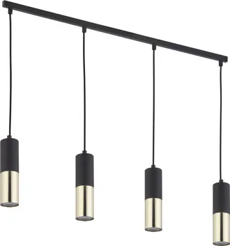 Lampa Wisząca Elit Black 4367 4P 4Xgu10 czarna/złota