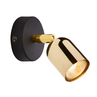 Lampa Sufitowa Top Gold 6030 1 Pł 1Xgu10 czarna/złota