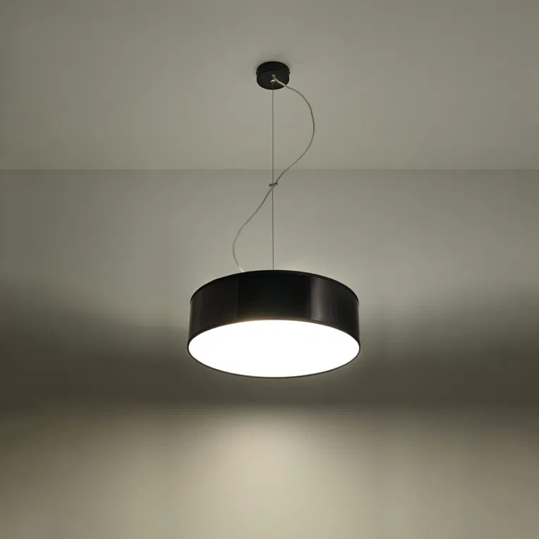 LAMPA WISZĄCA ARENA 35 2XE27 CZARNY