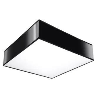 PLAFON HORUS 35 2XE27 CZARNY