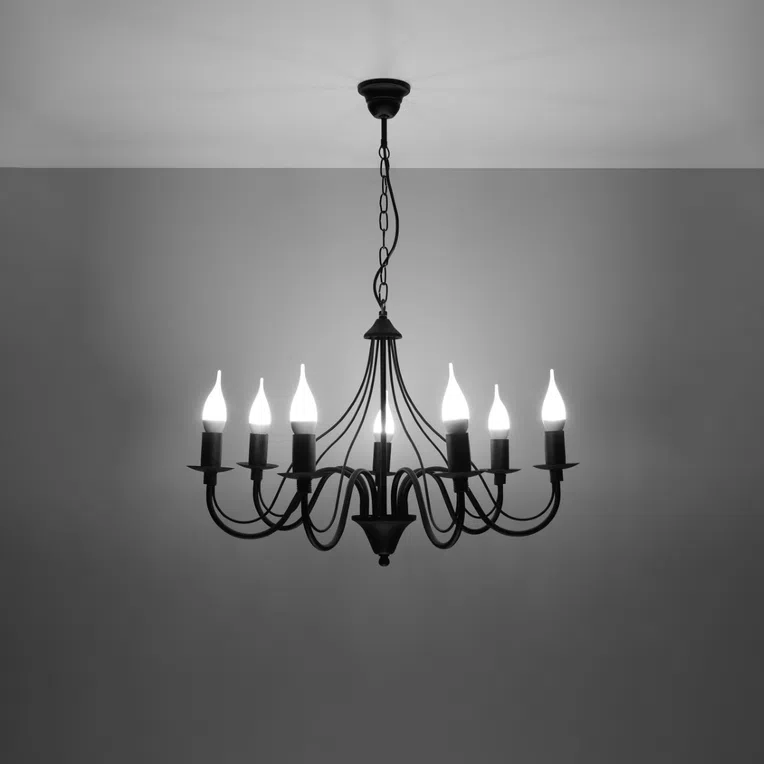 ŻYRANDOL MINERWA 7 7XE14 CZARNY