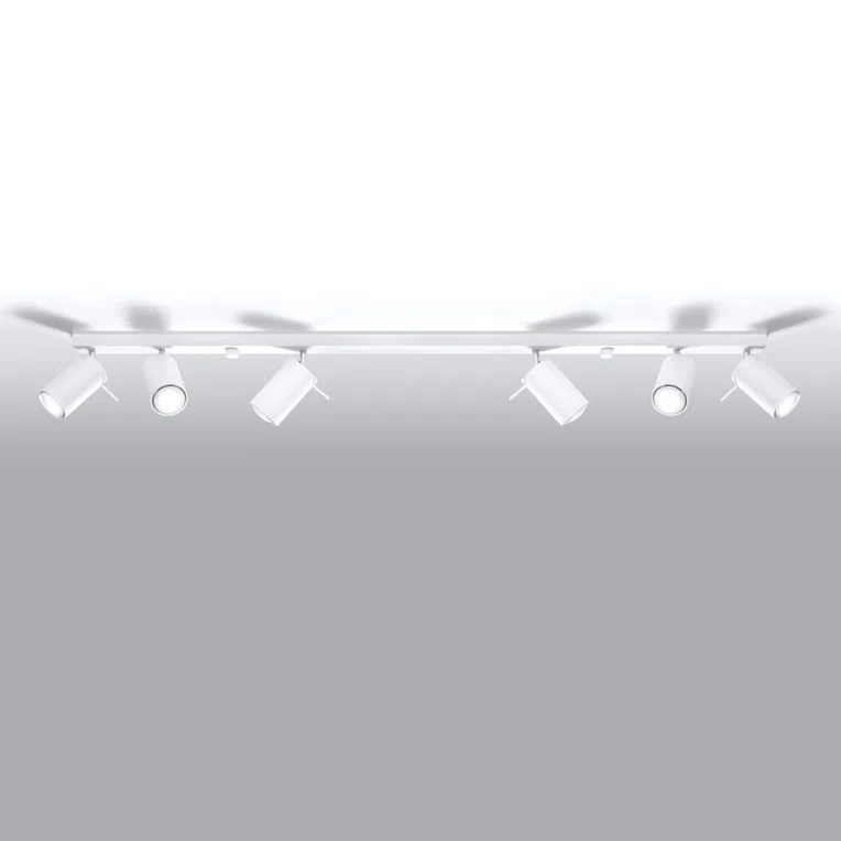 PLAFON RING 6L 6XGU10 BIAŁY