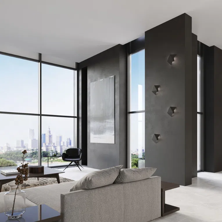 KINKIET SOLIDO 2XG9 CZARNY