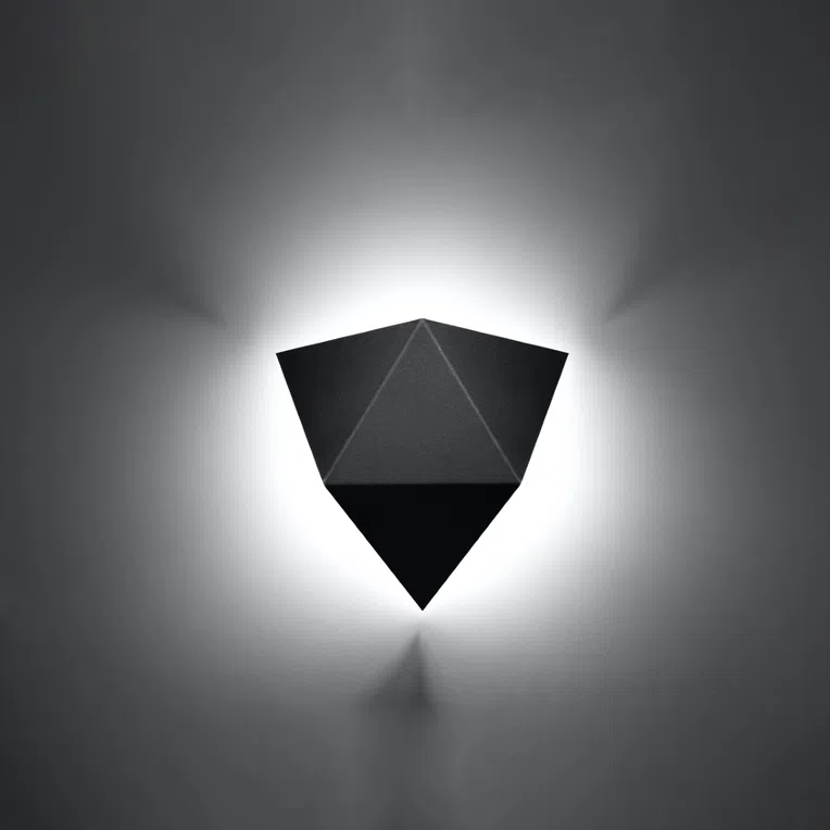 KINKIET SOLIDO 2XG9 CZARNY