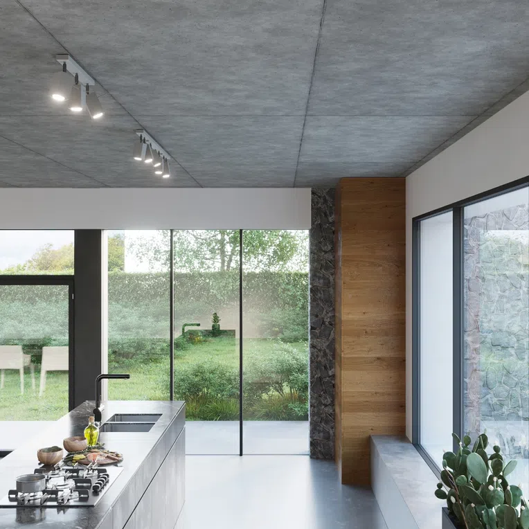 PLAFON MERIDA 4 4XGU10 SZARY