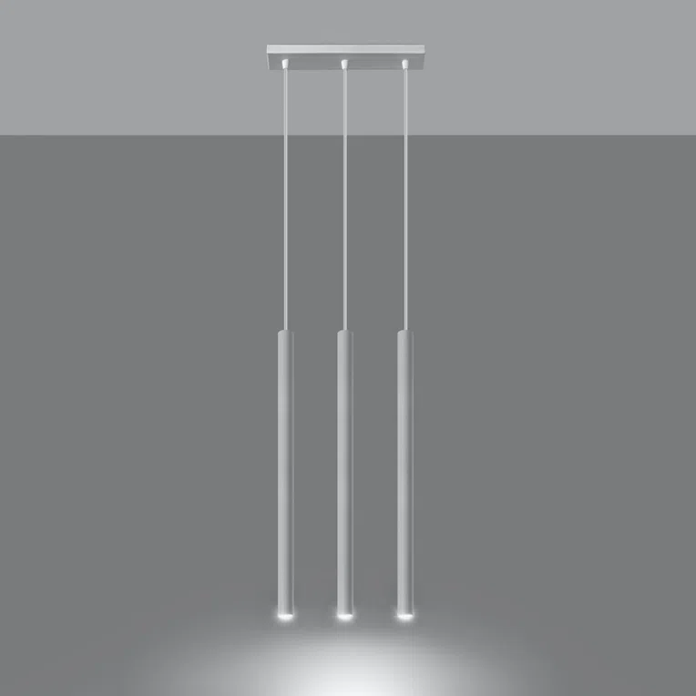 LAMPA WISZĄCA PASTELO 3 3XG9 BIAŁY