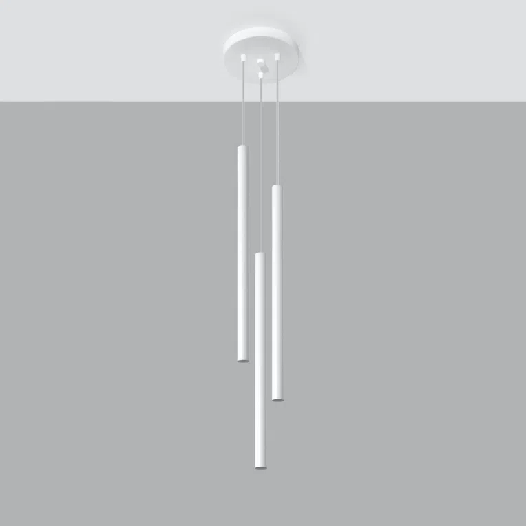 LAMPA WISZĄCA PASTELO 3P 3XG9 BIAŁY