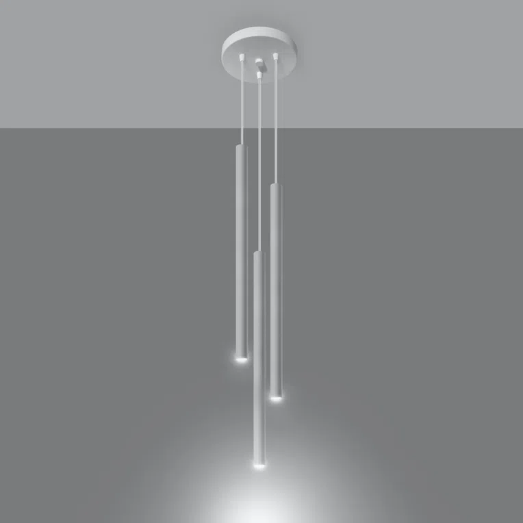 LAMPA WISZĄCA PASTELO 3P 3XG9 BIAŁY