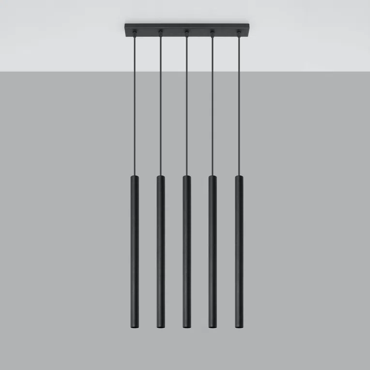 LAMPA WISZĄCA PASTELO 5 5XG9 CZARNY