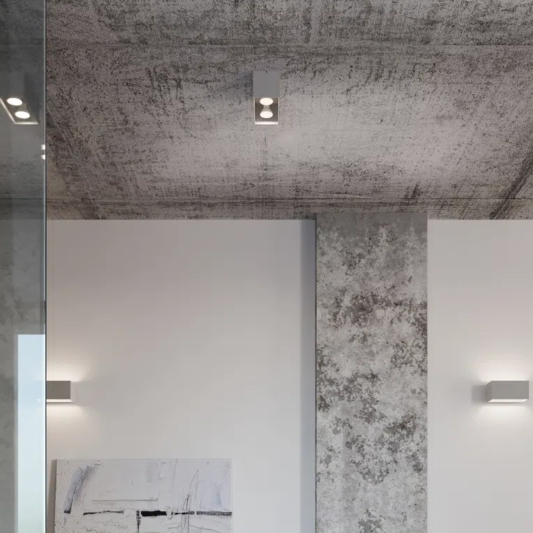 KINKIET QUAD MAXI 2XG9 CZARNY