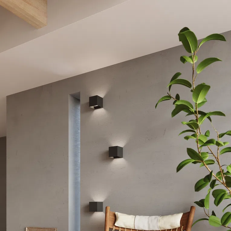 KINKIET LUCA LED IP54 1XLED CZARNY