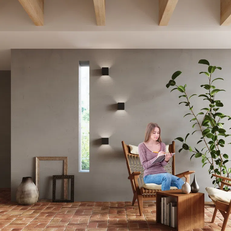 KINKIET LUCA LED IP54 1XLED CZARNY