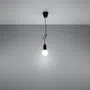 LAMPA WISZĄCA DIEGO 1 1XE27 CZARNY