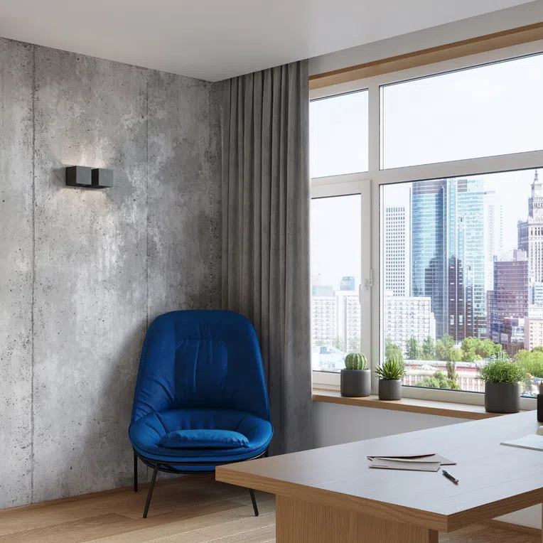 KINKIET QUAD 2 2XG9 CZARNY