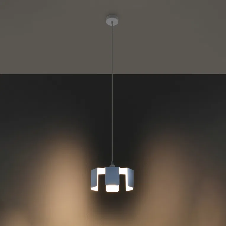 LAMPA WISZĄCA TULIP 1XE27 BIAŁY