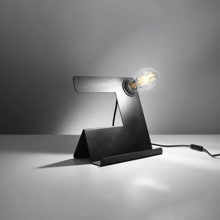 LAMPA BIURKOWA INCLINE 1XE27 CZARNY