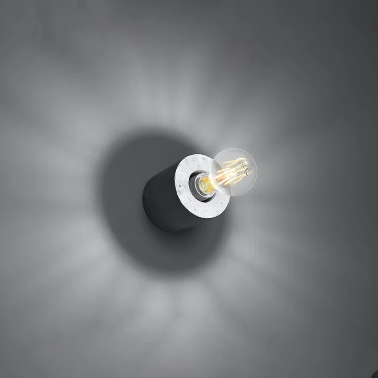 KINKIET SALGADO 1XE27 SZARY