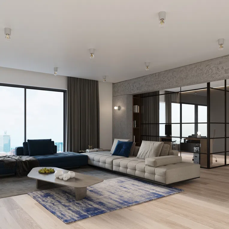 Lampa Stołowasalgado 1Xe27 Szara