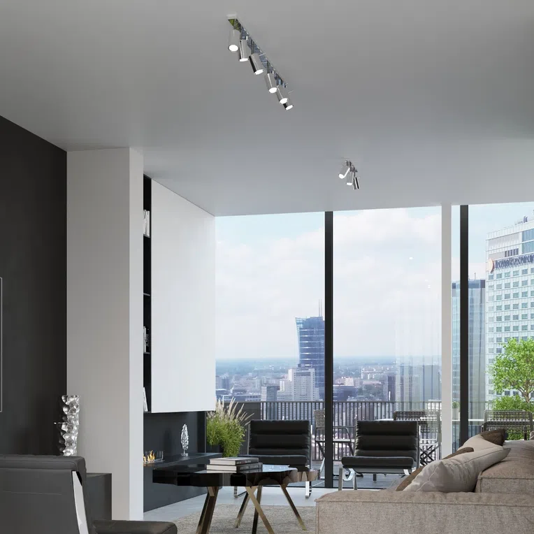 Lampa Reflektor Ring 2 2Xgu10 Chrom