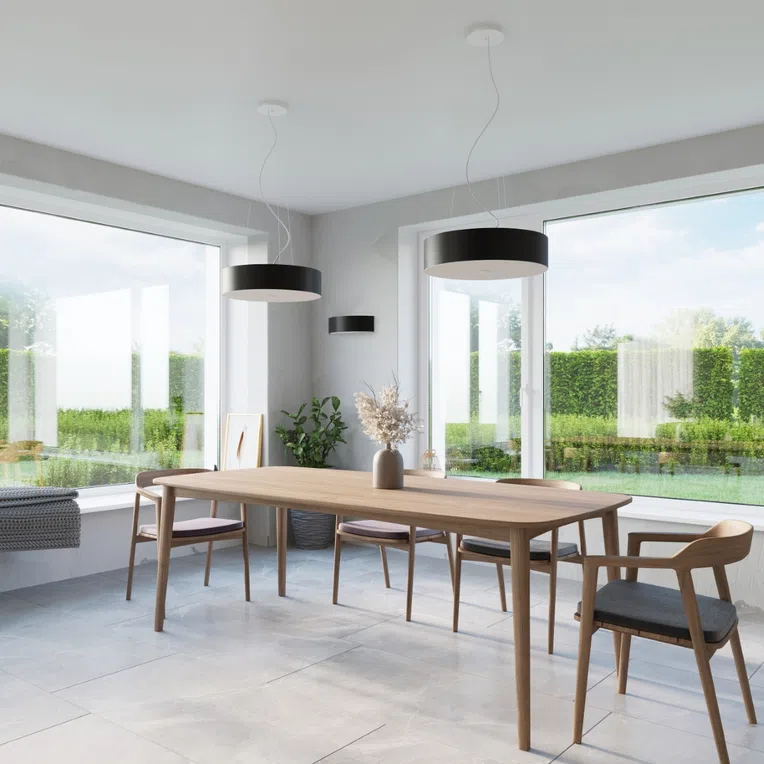 PLAFON SKALA 80 6XE27 CZARNY