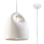 LAMPA WISZĄCA CERAMICZNA BUKANO 1XE27 BIAŁY