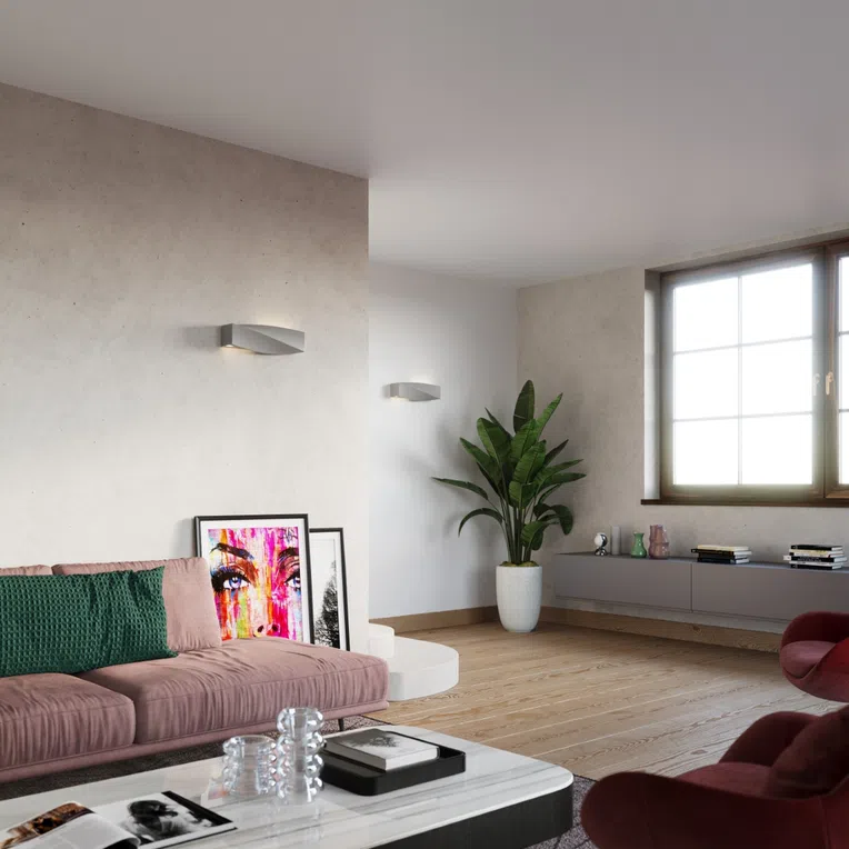 KINKIET SIGMA 1XE27 SZARY