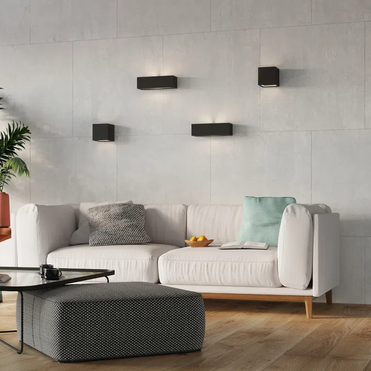 KINKIET CERAMICZNY LEO 1XE27 CZARNY