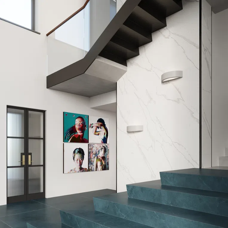 KINKIET CERAMICZNY ATENA 1XE27 SZARY