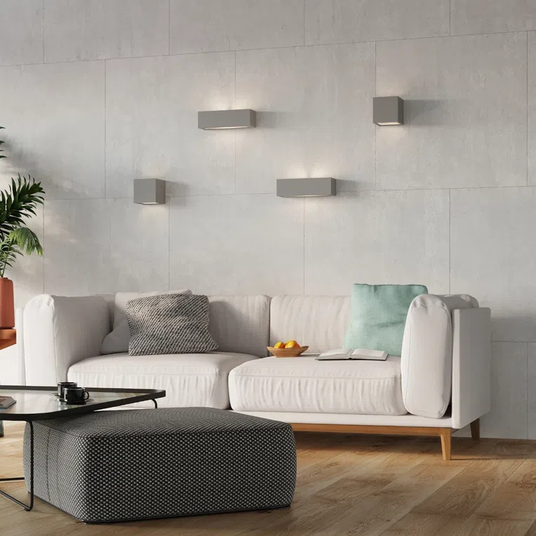 KINKIET CERAMICZNY VEGA 1XE27 SZARY