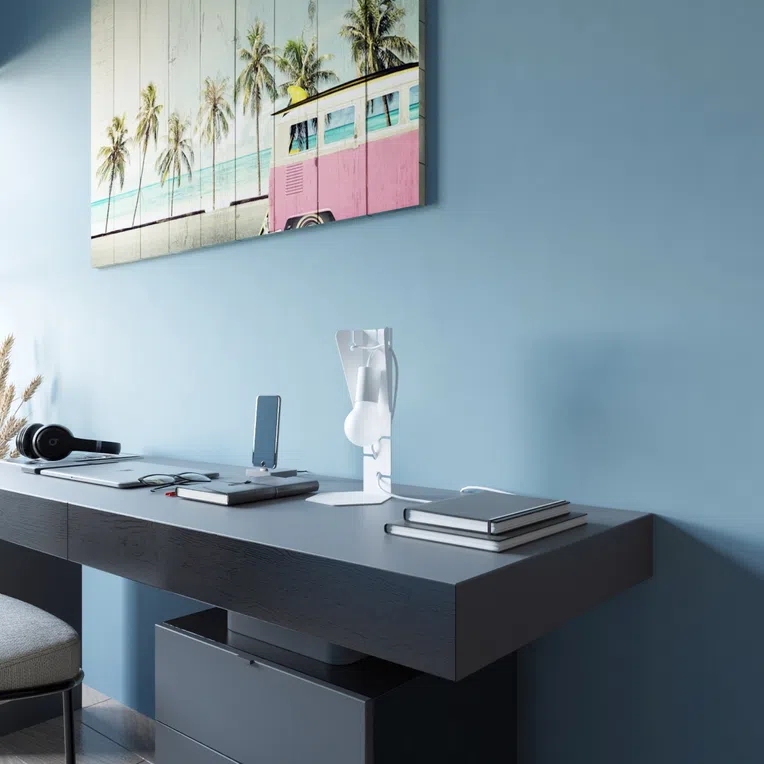 LAMPA BIURKOWA ARBY 1XE27 BIAŁY