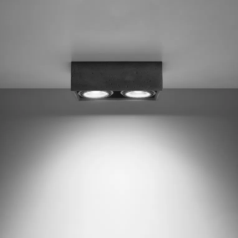 Oprawa Sufitowa Quatro 2 2Xgu10/Es111 Szara