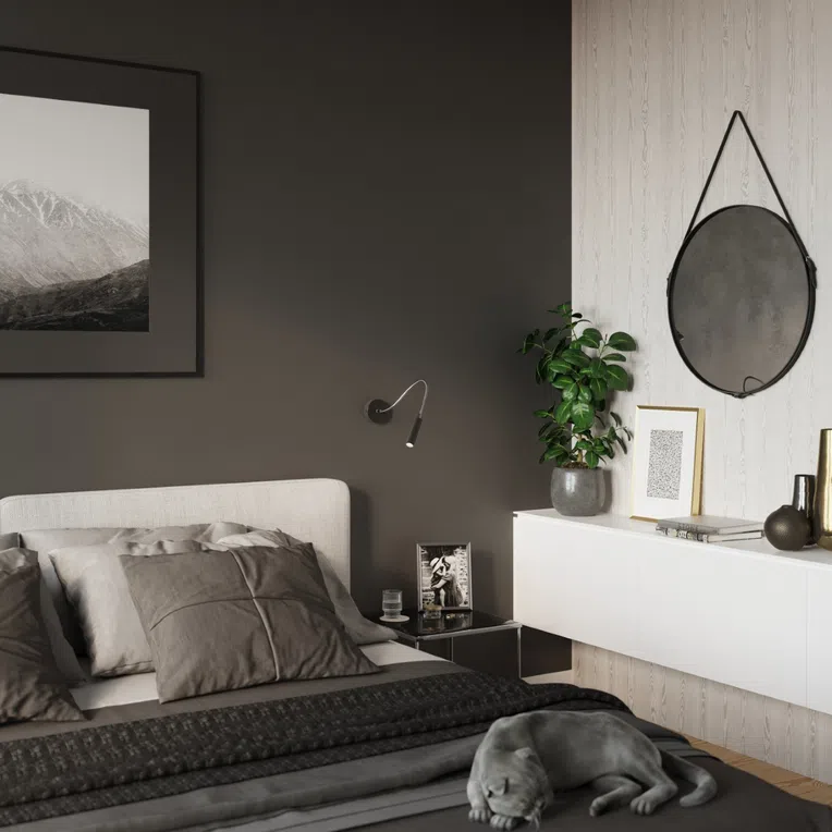 KINKIET AXIL 1XG9 CZARNY