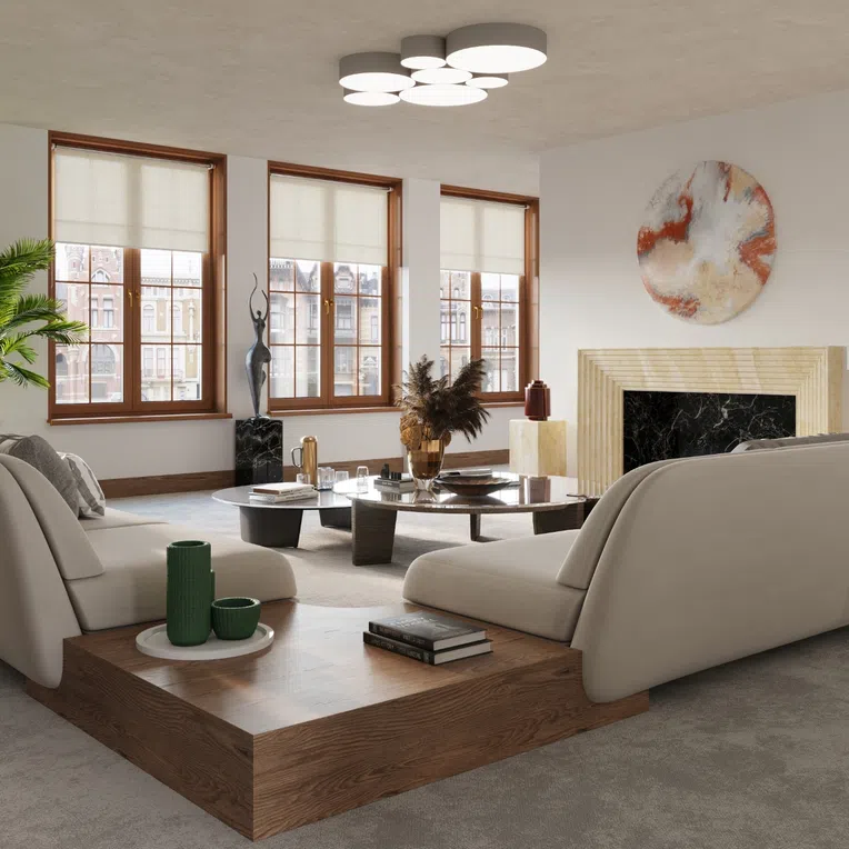 PLAFON ARENA 55 4XE27 SZARY