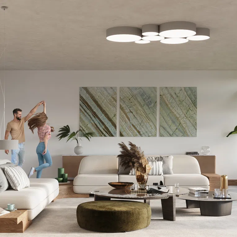 PLAFON ARENA 55 4XE27 SZARY