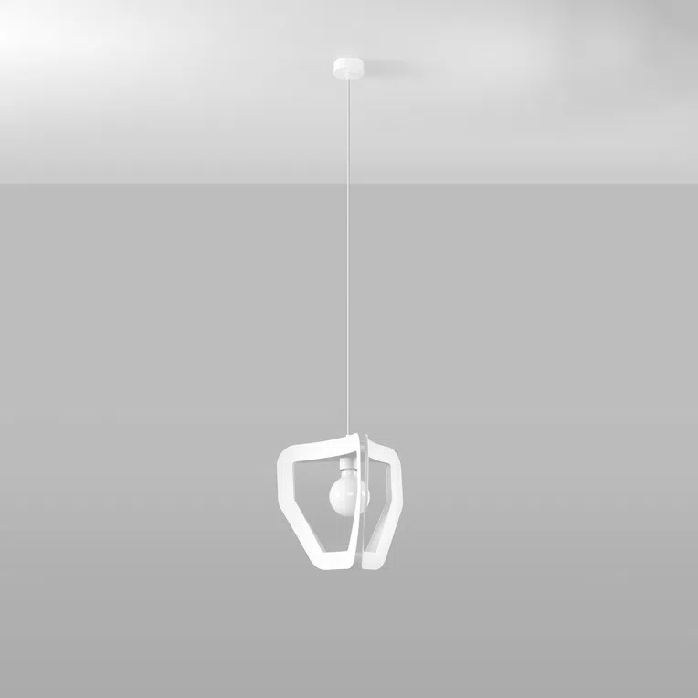 LAMPA WISZĄCA TRES 1XE27 BIAŁY